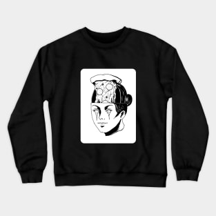 Creepy Pizza Crewneck Sweatshirt